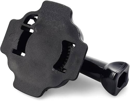 Miniatura 4 de Glorich Soporte giratorio para casco con rotación de 360 grados con cerradura + adhesivo 3M + tornillo para GoPro Hero 4 3+ 3 2 1 en negro