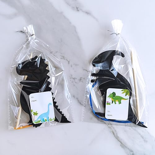 Miniatura 4 de Winlyn Juego de 48 juegos de 12 estilos mágicos de dinosaurios para rascar de colores, kits de manualidades, juegos de arte de papel para rascar,