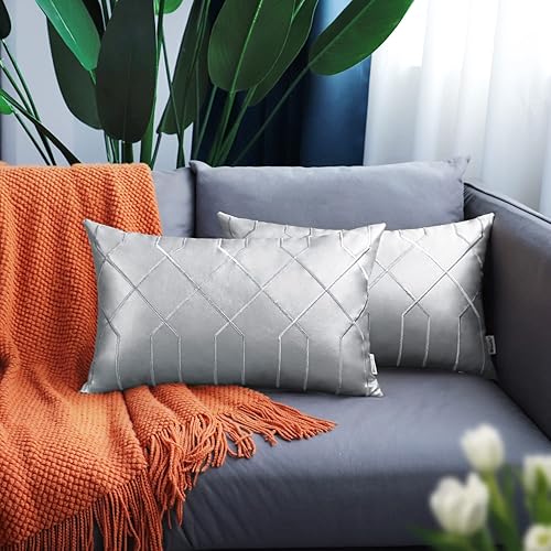 Miniatura 45 de BRAWARM Fundas de almohada de piel sintética de 18 x 18 pulgadas, fundas de almohada de cuero negro, paquete de 2, almohadas decorativas de cuero