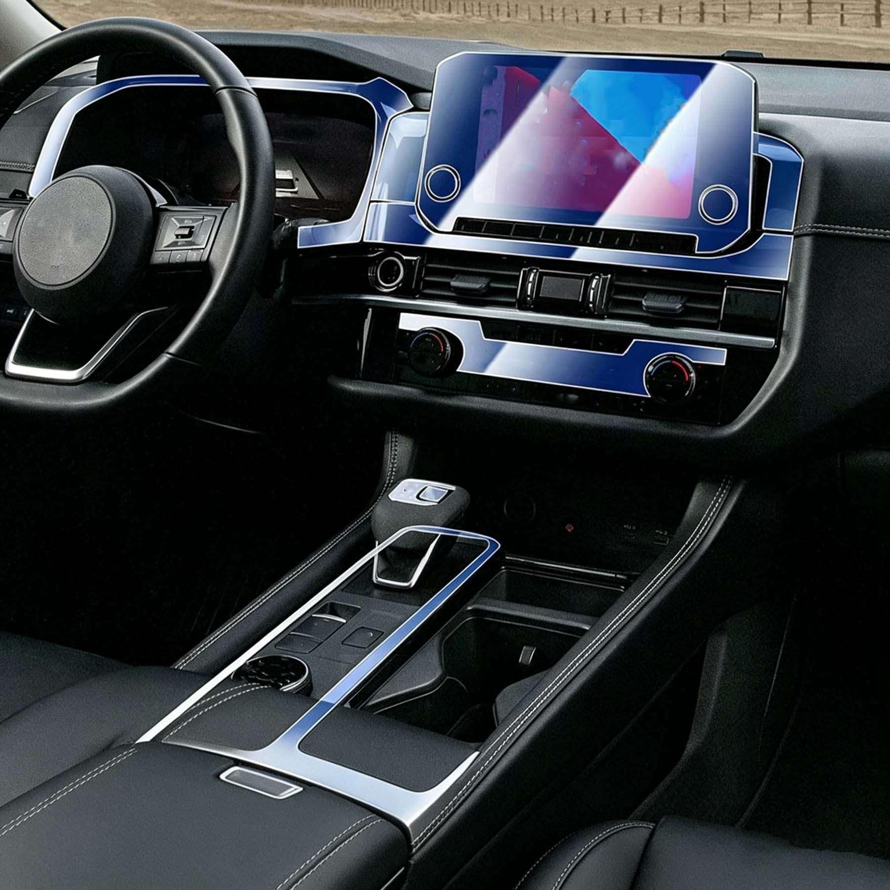 Film de protection anti-rayures pour Nissan Pathfinder console