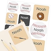 Vista 37 de Etiquetas de nombre para niños (33) – Calcomanías personalizadas para guardería, campamento y escuela – Calcomanías duraderas e impermeables
