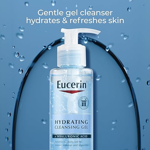 Miniatura 2 de Eucerin Gel limpiador hidratante, limpiador facial diario formulado con ácido hialurónico, 6.8 onzas líquidas