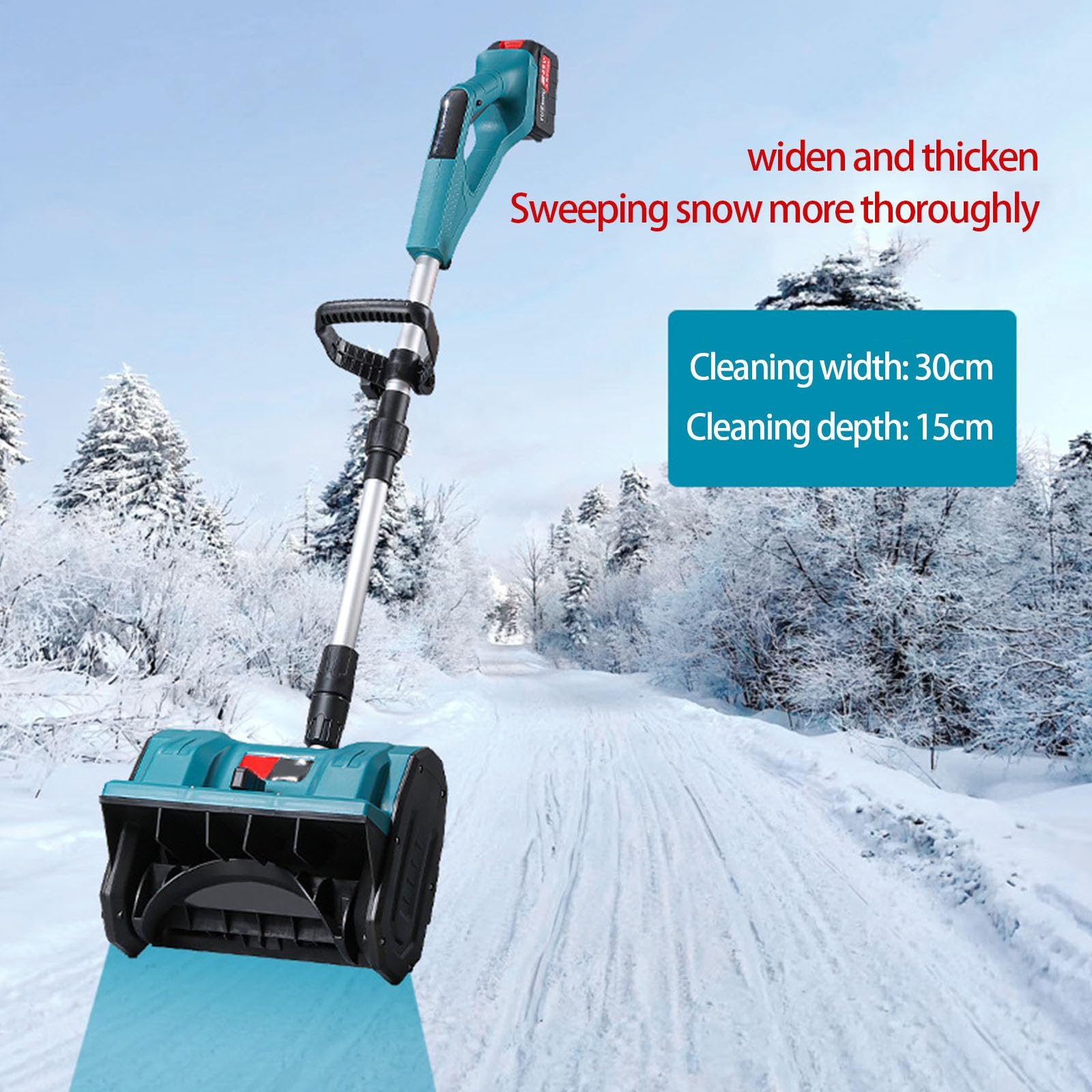 Servicios: soplador de nieve eléctrico, batería no incluida, funcionamiento silencioso, herramienta de jardín de invierno rápida, portátil, soplador de nieve eléctrico