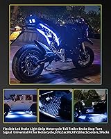 Vista 3 de YONGMING Tiras de luces LED para motocicleta de 32CM 12V, luces de bajo de la carrocería para SUV, coche, RV, ATV, bicicleta, barco, patio, lugar