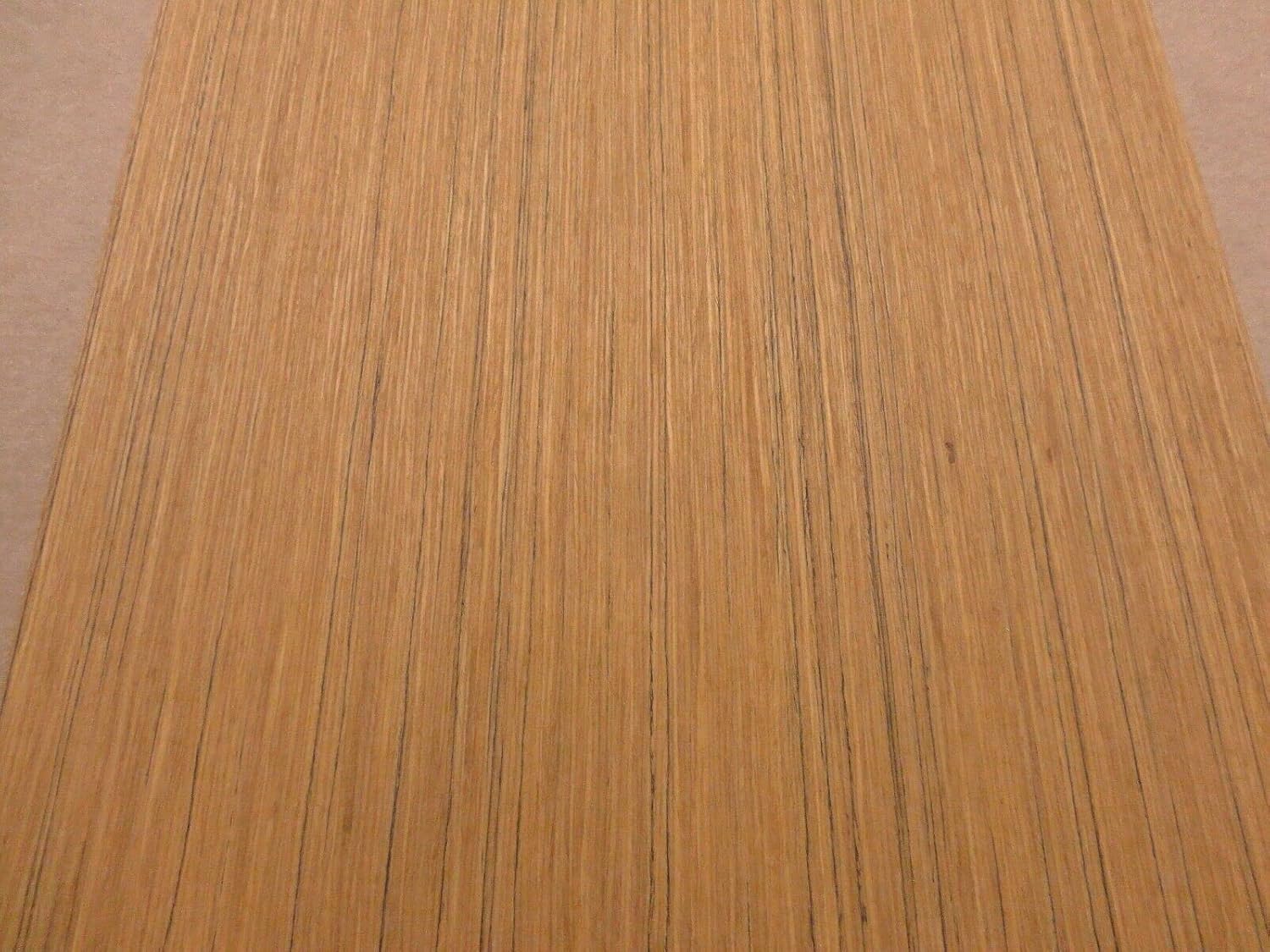 Teak Composite Wood Veneer Sheet 48" x 96" with Paper Backer 1/40" Thick # 760