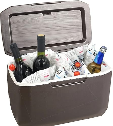 Miniatura 6 de Hojas de hielo en paquete de refrigerante en gel a prueba de fugas para enfriadores y envíos en frío, las mantas frías para enfriador mantienen los