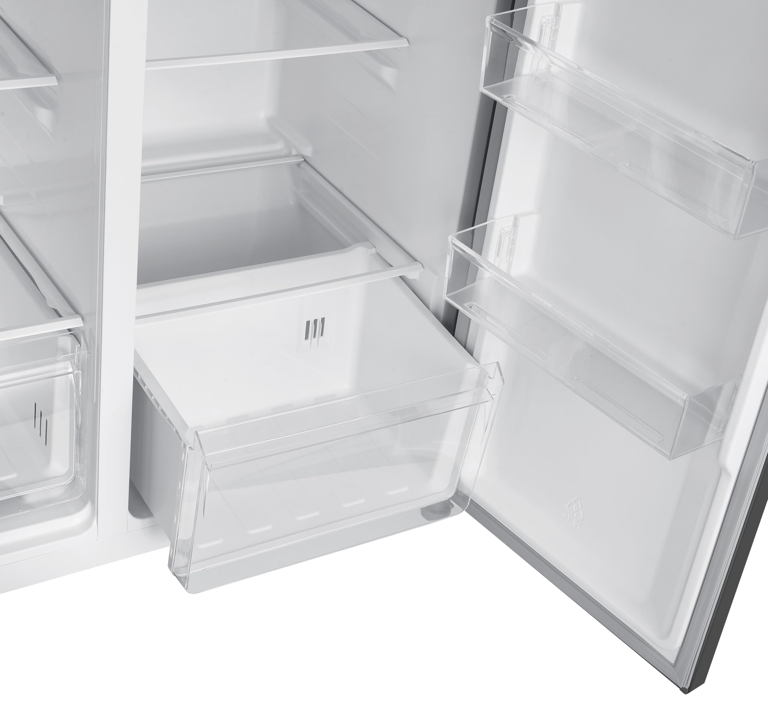 GEDTECH GSBS510IXT 510L (324L + 181L) - Frigorifero multiporta in acciaio inox