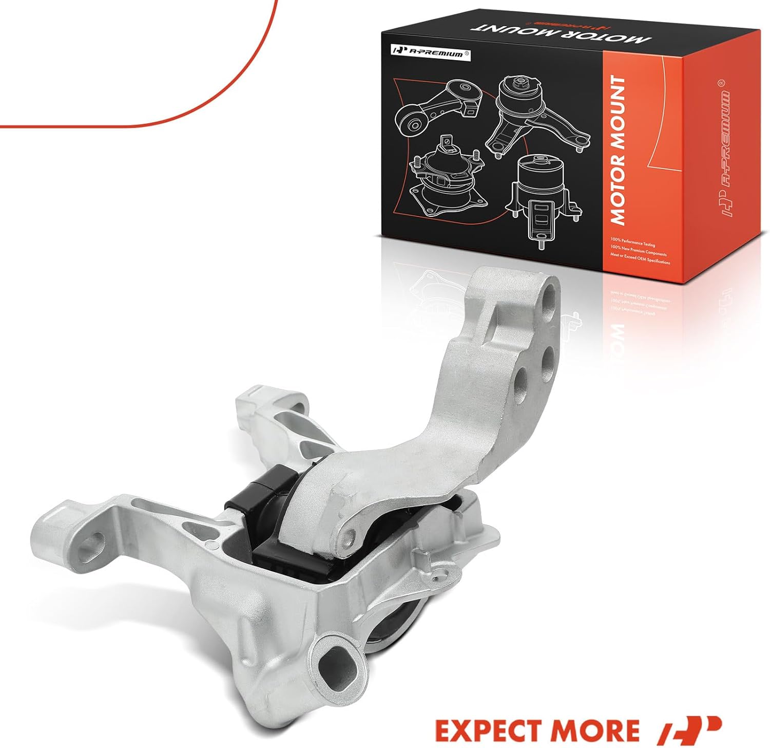 A-Premium Front Right Passenger Engine Motor Mount Compatible with Mazda CX-5 CX5 2014-2016, 3 2014-2018, 6 2014-2017, 3 Sport 2014-2018, 2.5L