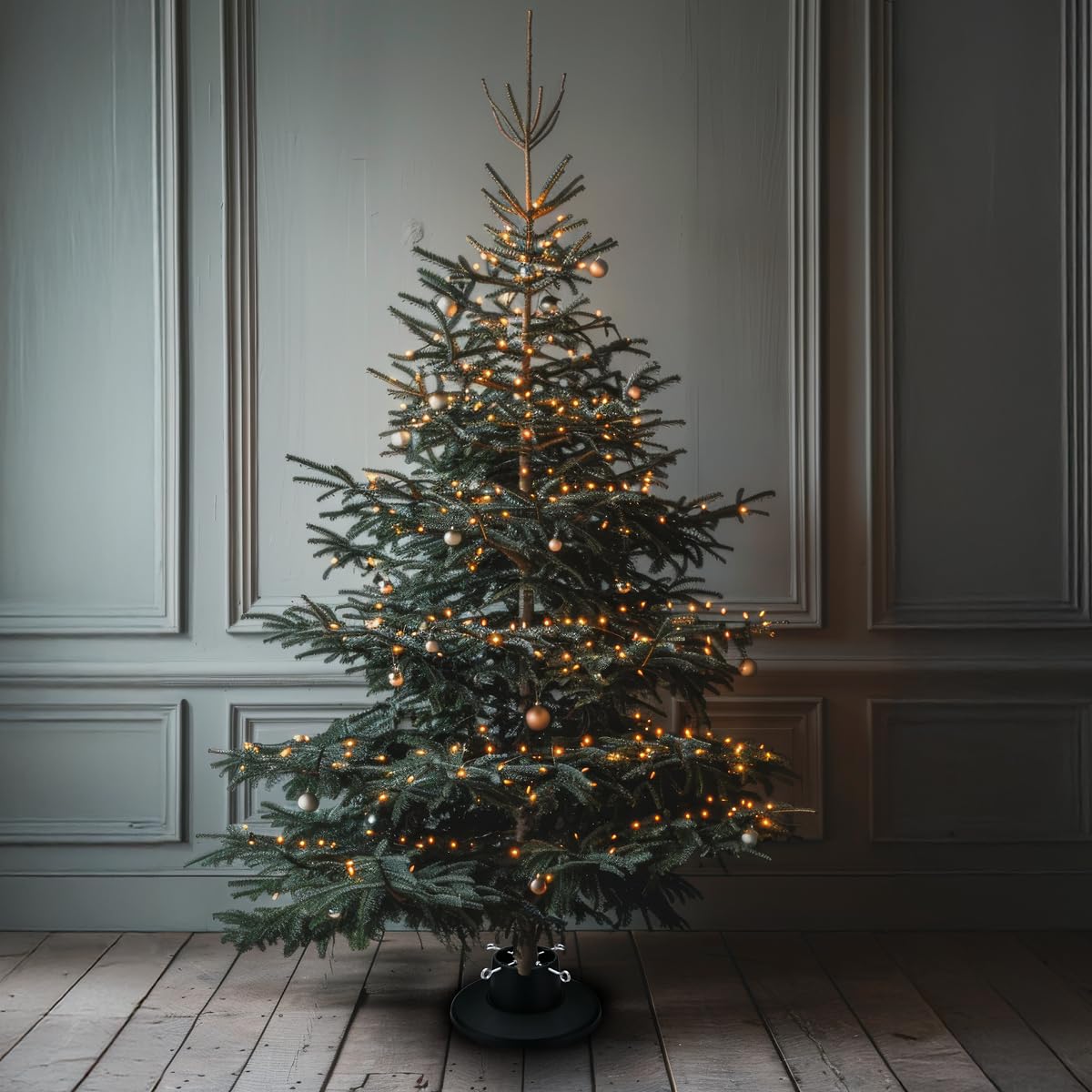 Pied de Sapin de Noel - Pieds de Sapin de Noël pour Vrai Sapin de Noël - Socle Sapin de Noel l'intérieur - Support de Sapin de Noël Grands Troncs Entre 35 et 105 mm