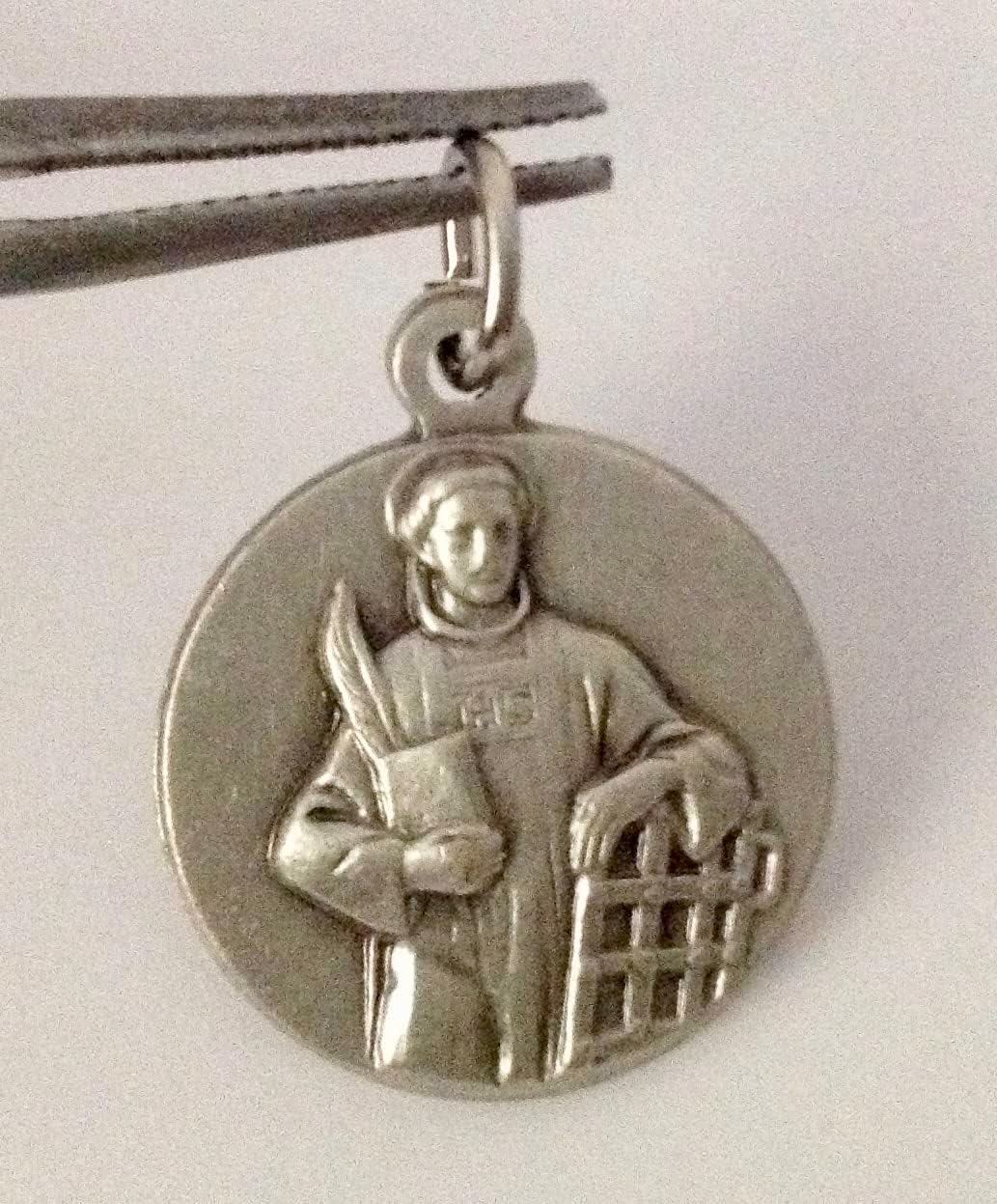 SAINT LAWRENCE MEDAL " PATRON SAINT OF DEACONS " - 100% MADE IN ITALY