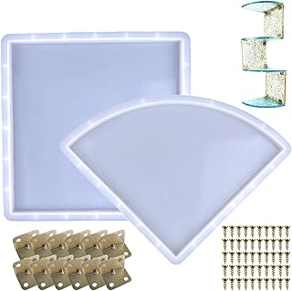 resina prateleira silicone - Moldes fundição resina epóxi prateleira silicone durável com parafusos chapas ferro | Moldes resina silicone para desktop Generic