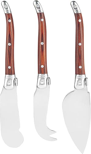 Miniatura 4 de Final Touch Juego de 5 tablas de queso magnéticas, con bloque de cuchillos extraíble (CE40405)