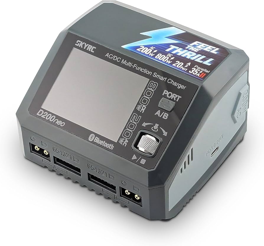 Amazon.com: SKYRC D200neo Dual AC/DC Multi-Function Smart Charger
