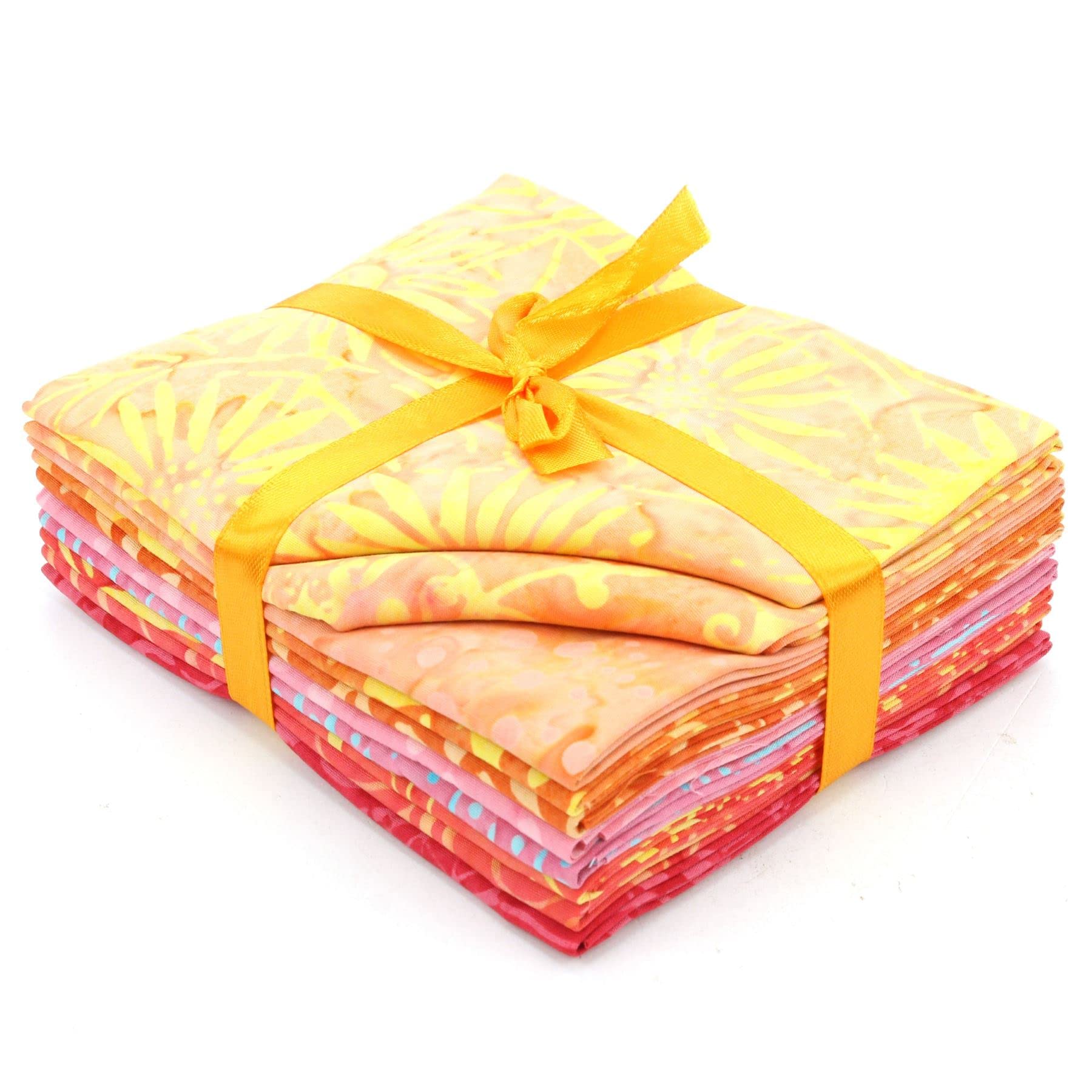 LOUDelephant Cotton Batik Pre Cut Fabric Bundles - Mini Fat Quarter - 035