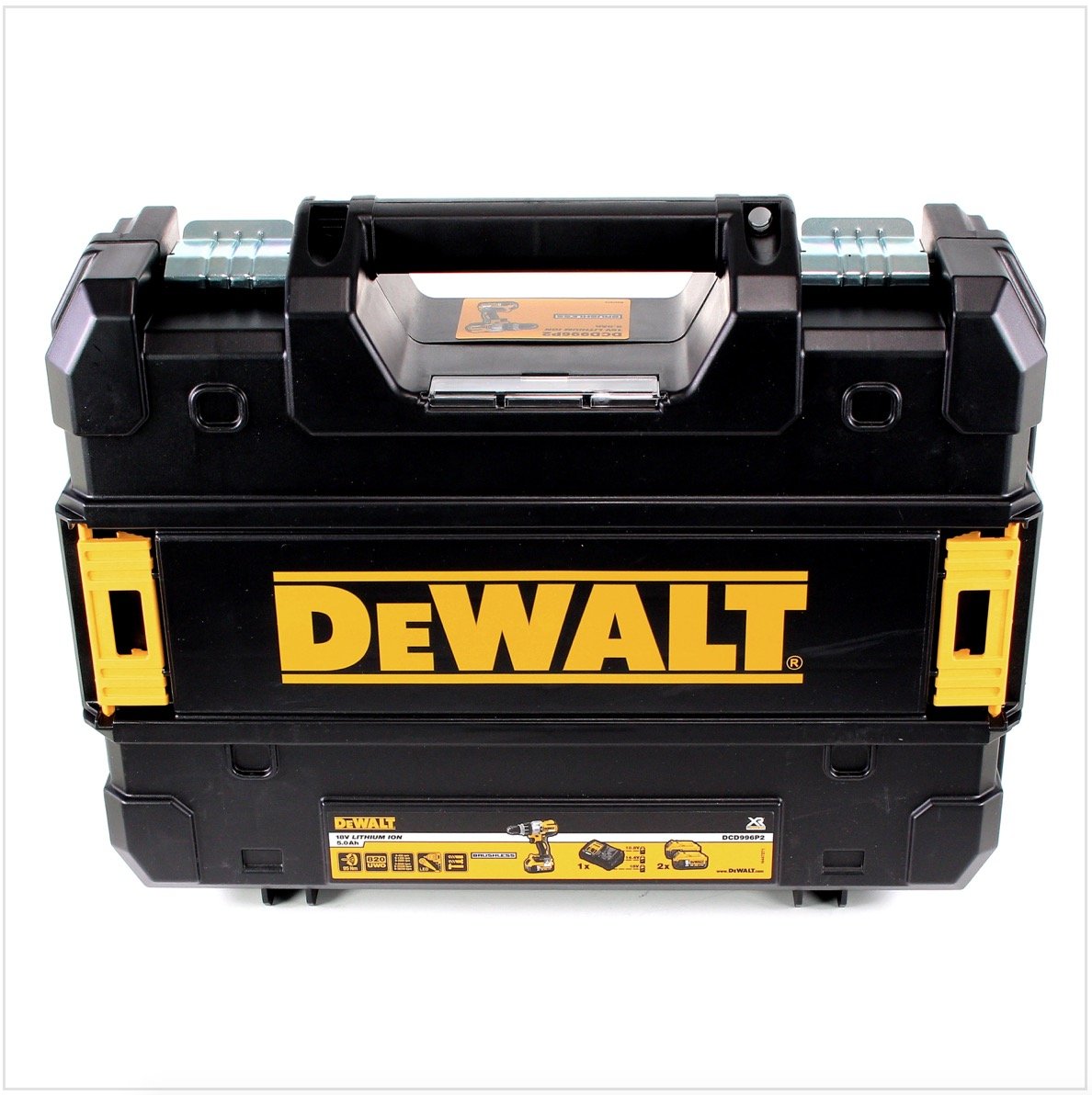 DeWalt DCD 996 M1 akumulatorowa wiertarko-wkrętarka udarowa 18 V 95 Nm bezszczotkowa + 1 x akumulator 4,0 Ah + szybka ładowarka + TSTAK