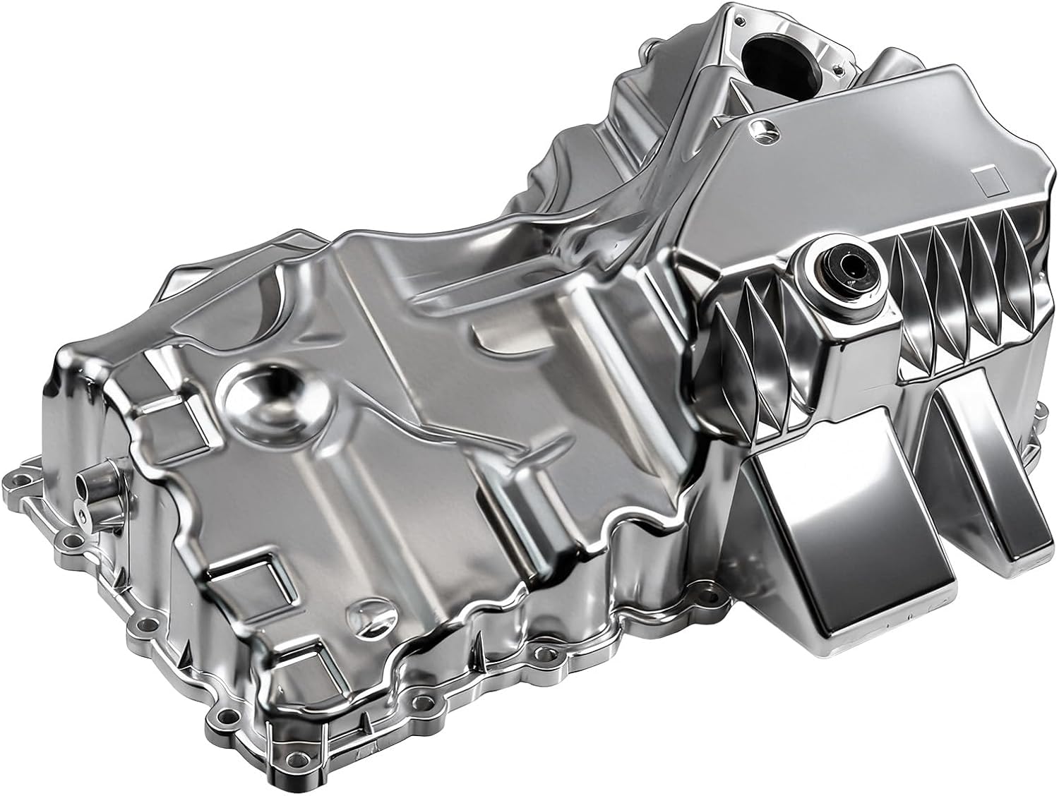 11137618512 Aluminum Engine Oil Pan Fit for BMW 228i 2014-2016, 320i 2012-2017, 328i 2012-2016, 428i 2014-2016, 528i 2012-2016, X1 2013-2015, Z4 2012-2015, 2.0L OE# 11137618512