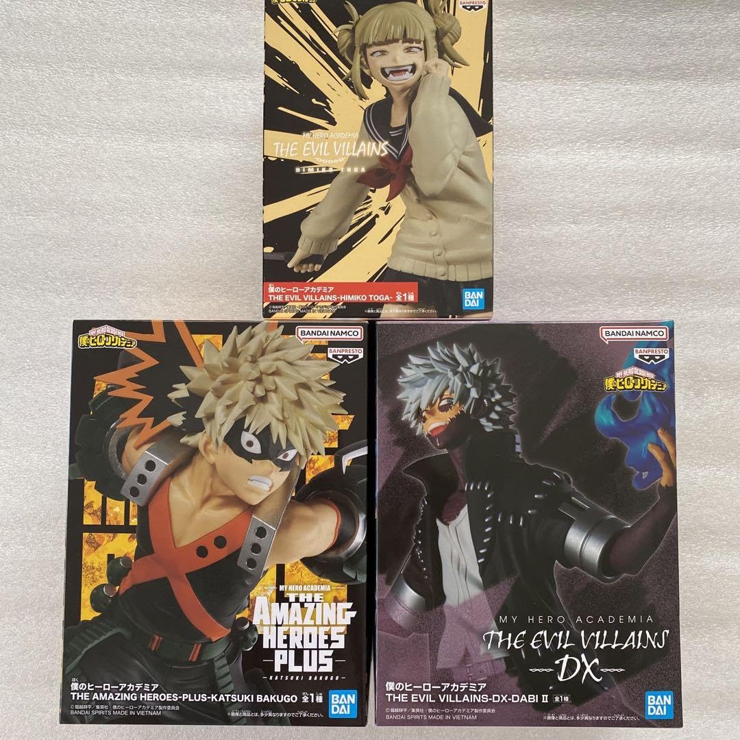 Amazon.co.jp: 爆豪勝己 トガ ヒミコ 荼毘 フィギュア まとめ売り 