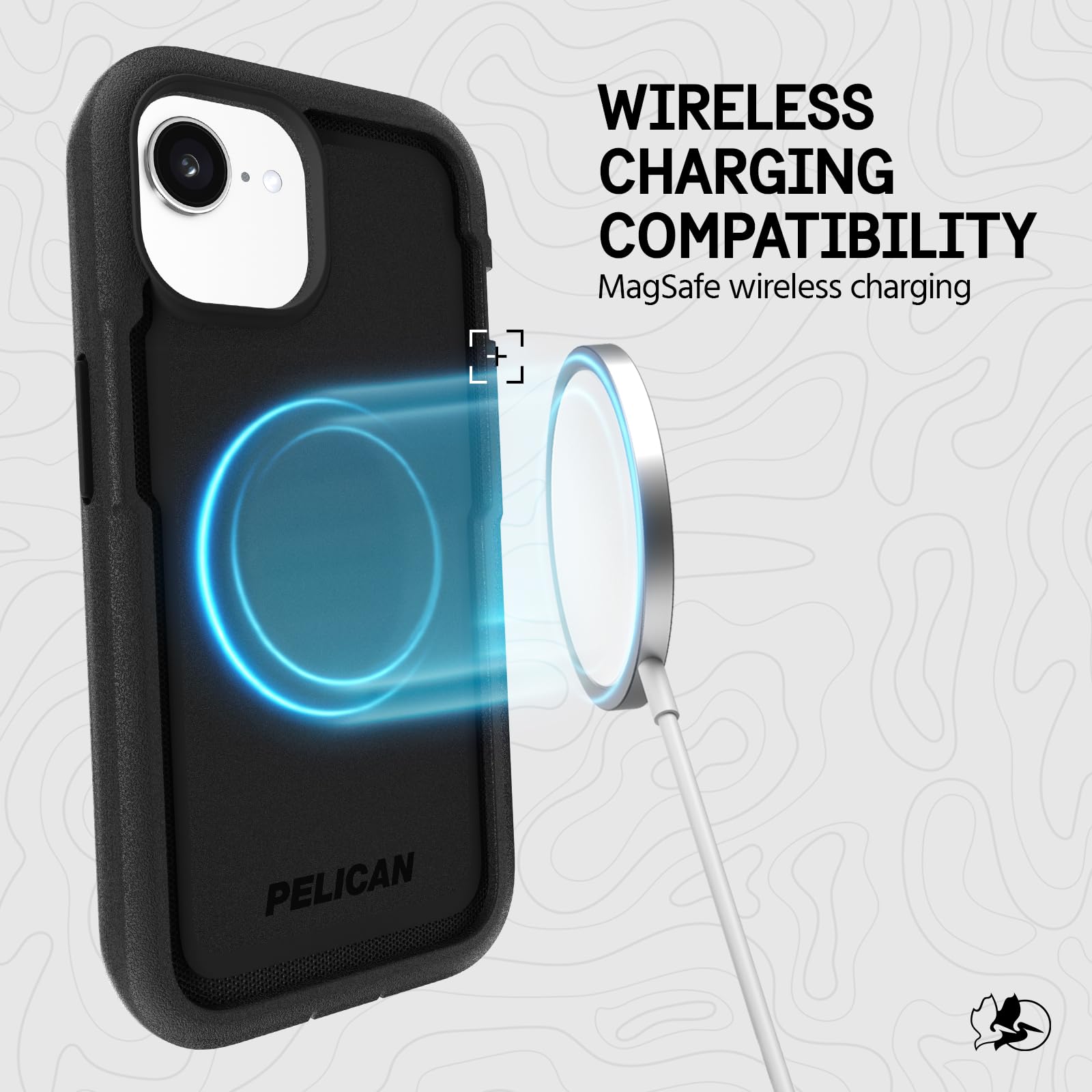 Pelican Voyager Etui na telefon iPhone 16E (2025) / 15/14 / 13 [kompatybilne z MagSafe] z ochroną przed upadkiem klasy wojskowej 5,5 m - wytrzymałe etui z klipsem na pasek, futerał do iPhone'a 16E