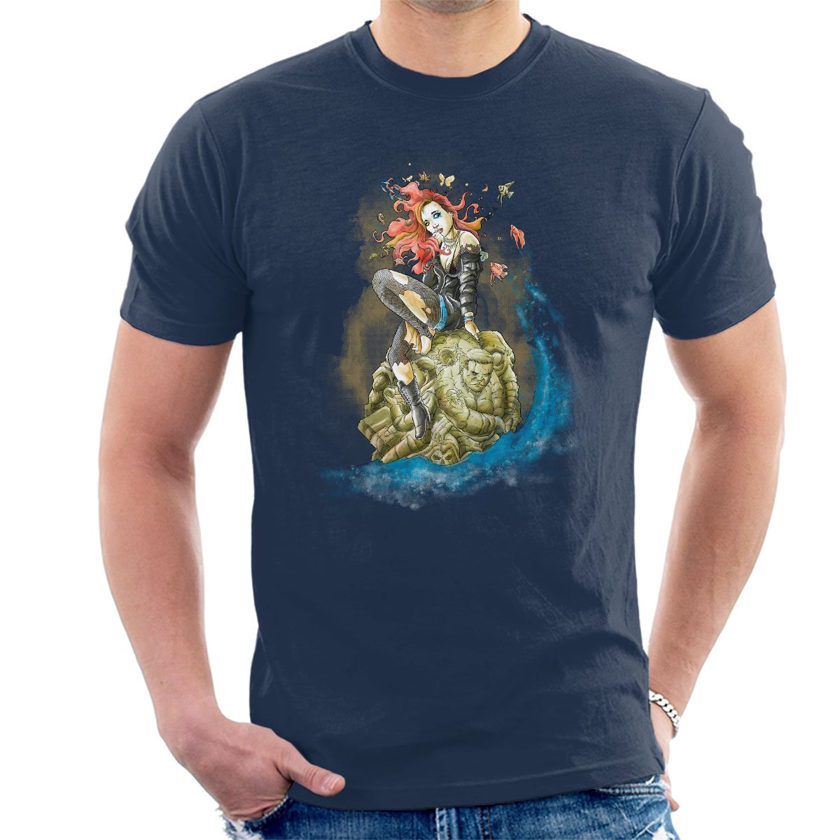 Sandman Delirium Men's T-Shirt Navy Blue