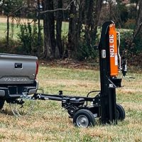 Vista 3 de Titan Attachments Divisor hidráulico de troncos horizontal/vertical remolcable industrial de 30 toneladas, registros de cuarto de hasta 24 pulgadas