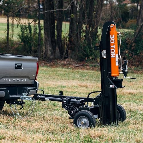 Miniatura 3 de Titan Attachments Industrial 30 Ton Towable Hydraulic Horizontal/Vertical Log Splitter, Quarter Logs Up to 24", ATV/UTV Tow-Behind with 208cc Briggs