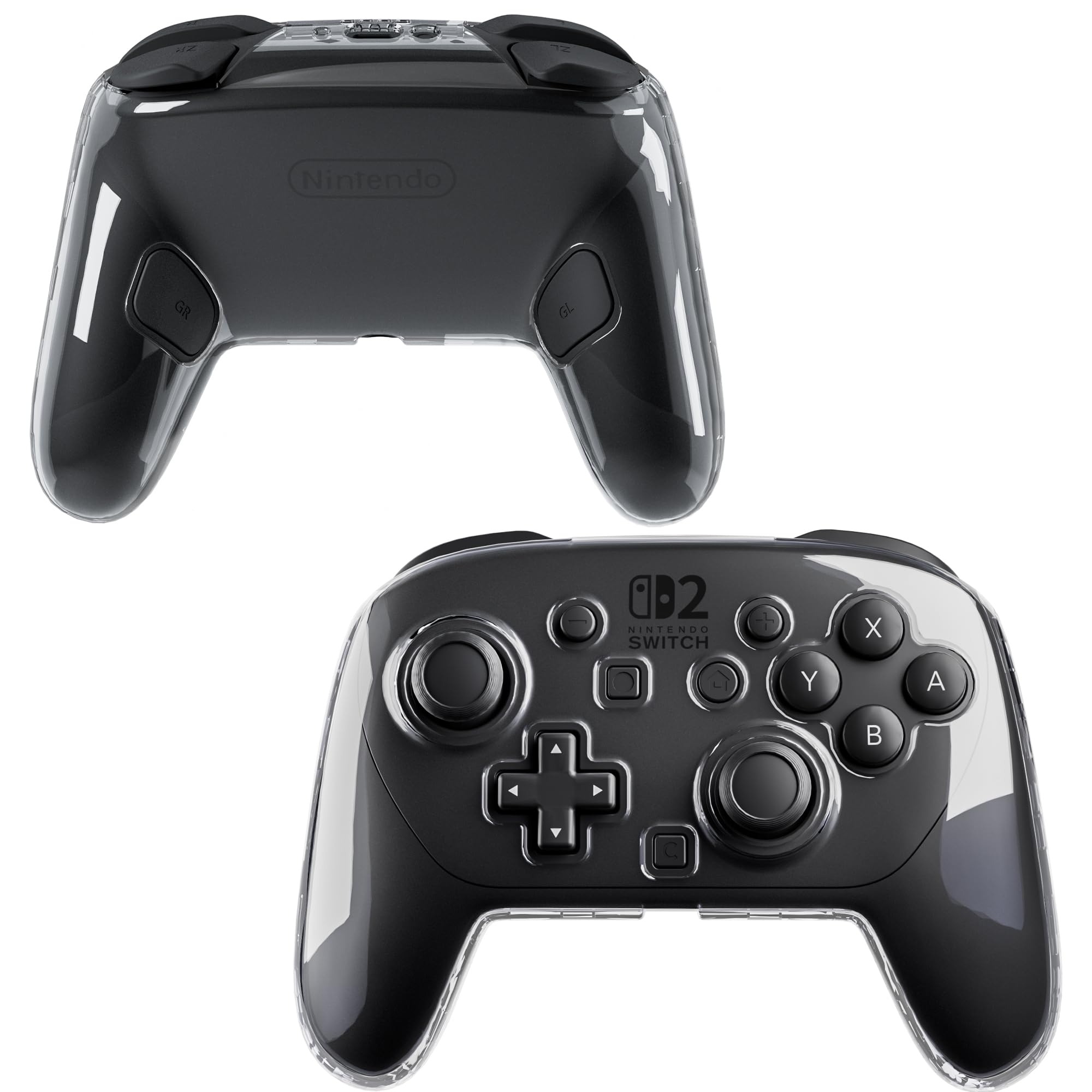 Amazon.com: GLDRAM Switch 2 Pro Controller Clear Case