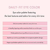 Vista 8 de Amuse Paleta de colores de ojos SEOUL 02 COOL ROSE tonos rosas Sombra suave, variedad de texturas de maquillaje, capas sensuales, vibrantes, sin