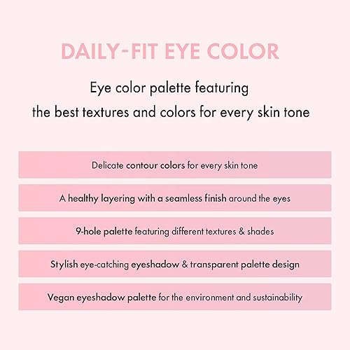 Miniatura 9 de Amuse Paleta de colores de ojos SEOUL 02 COOL ROSE  tonos rosas  Sombra suave, variedad de texturas de maquillaje, capas sensuales, vibrantes, sin