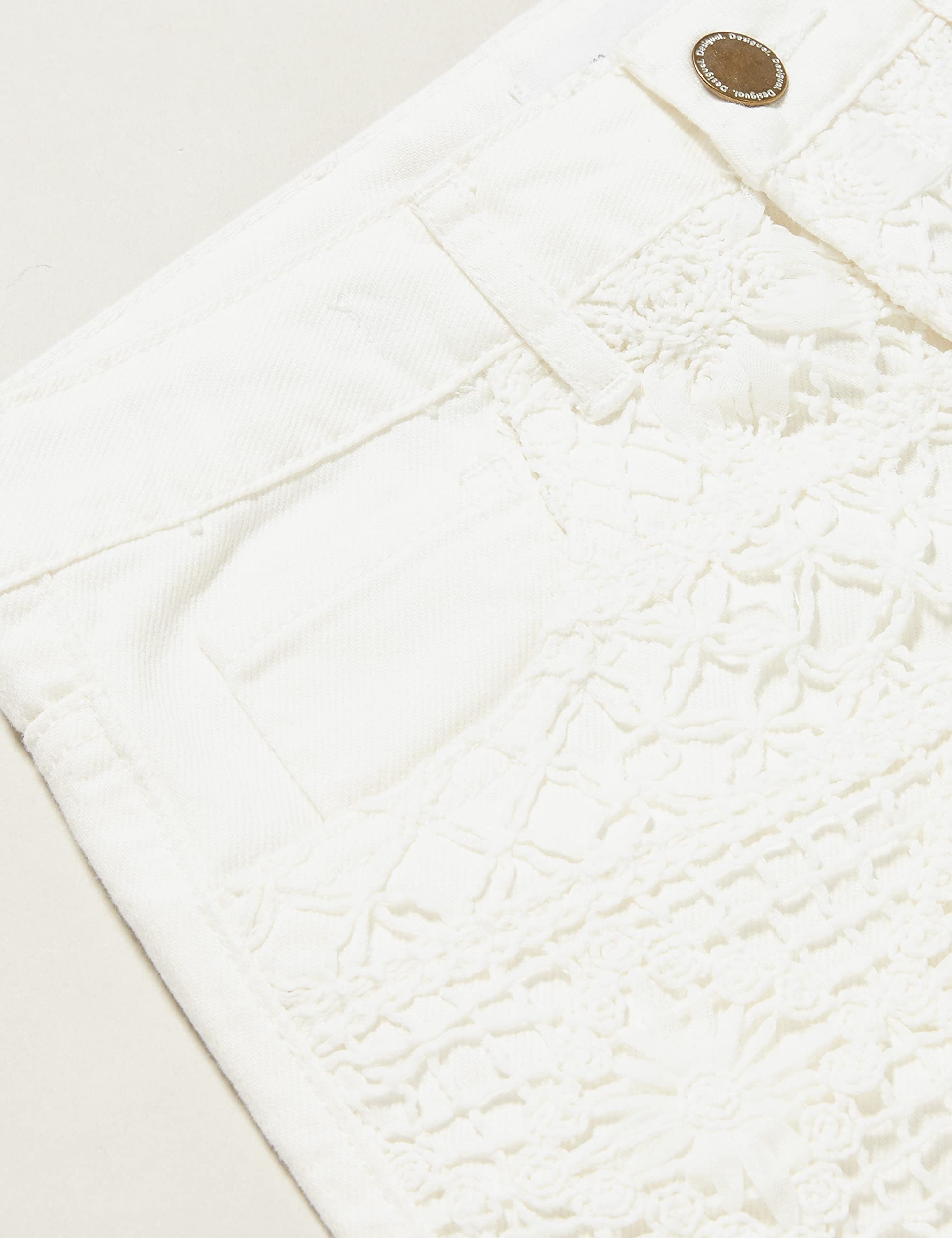 Desigual - Denim_guitarra, Pantaloncini Bambine e Ragazze
