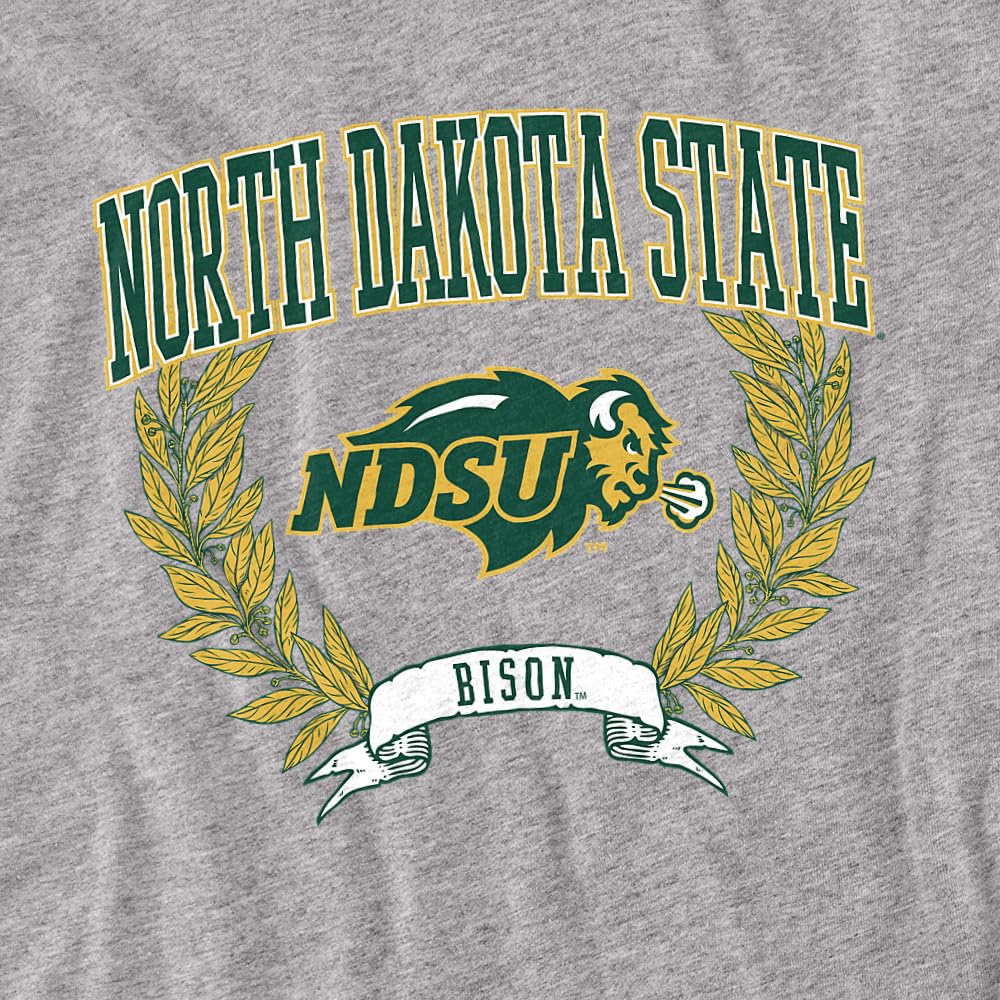 LOGOVISION North Dakota State University Laurels Dark Kids T Shirt (2) for Toddler Boys and Girls, Athletic Heather