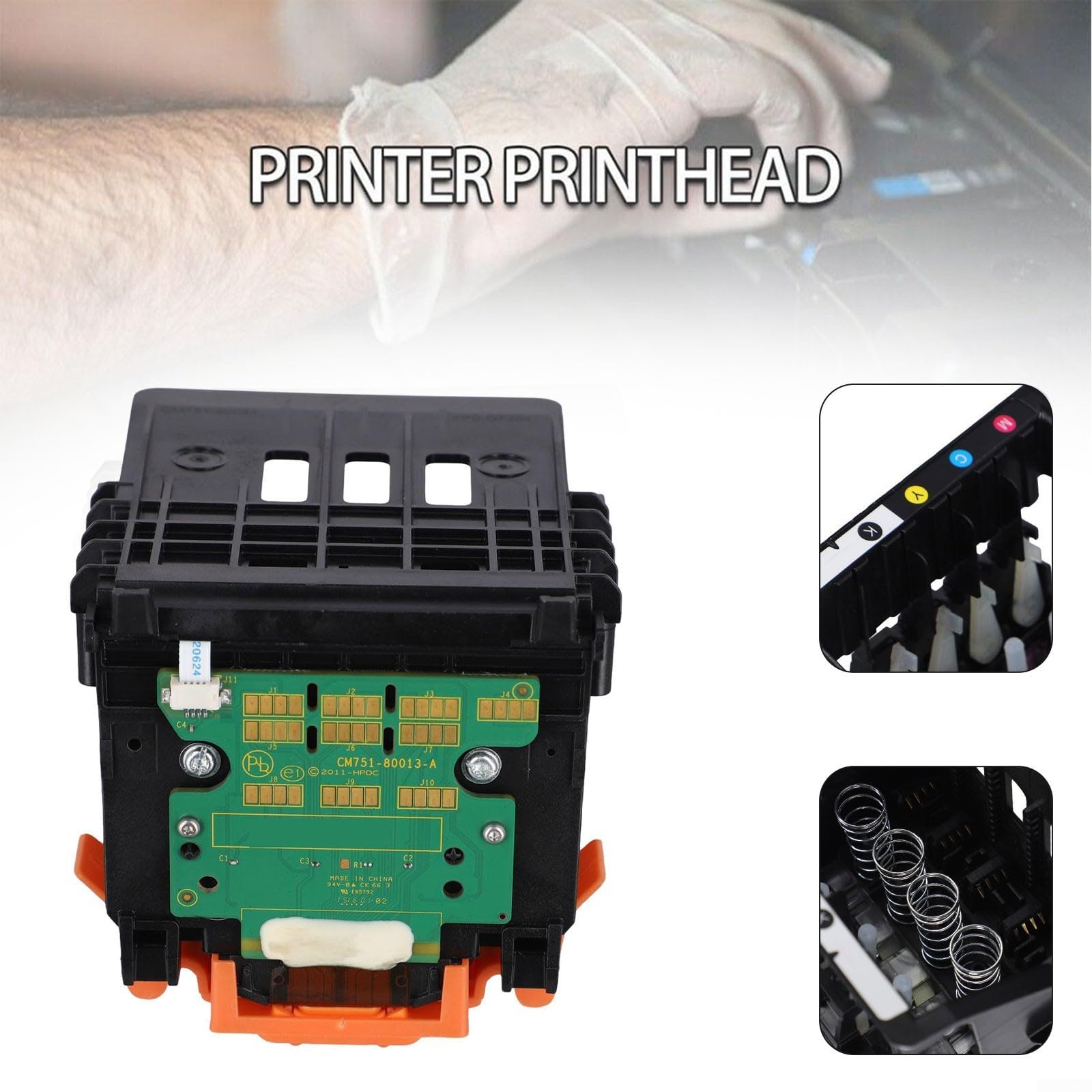 Homefurnishmall Testina di stampa per HP950 8100 8600 8610 8620 8650 251DW 276DW - Materiale ABS facile da installare, pezzo di ricambio per ufficio e casa, unità singola