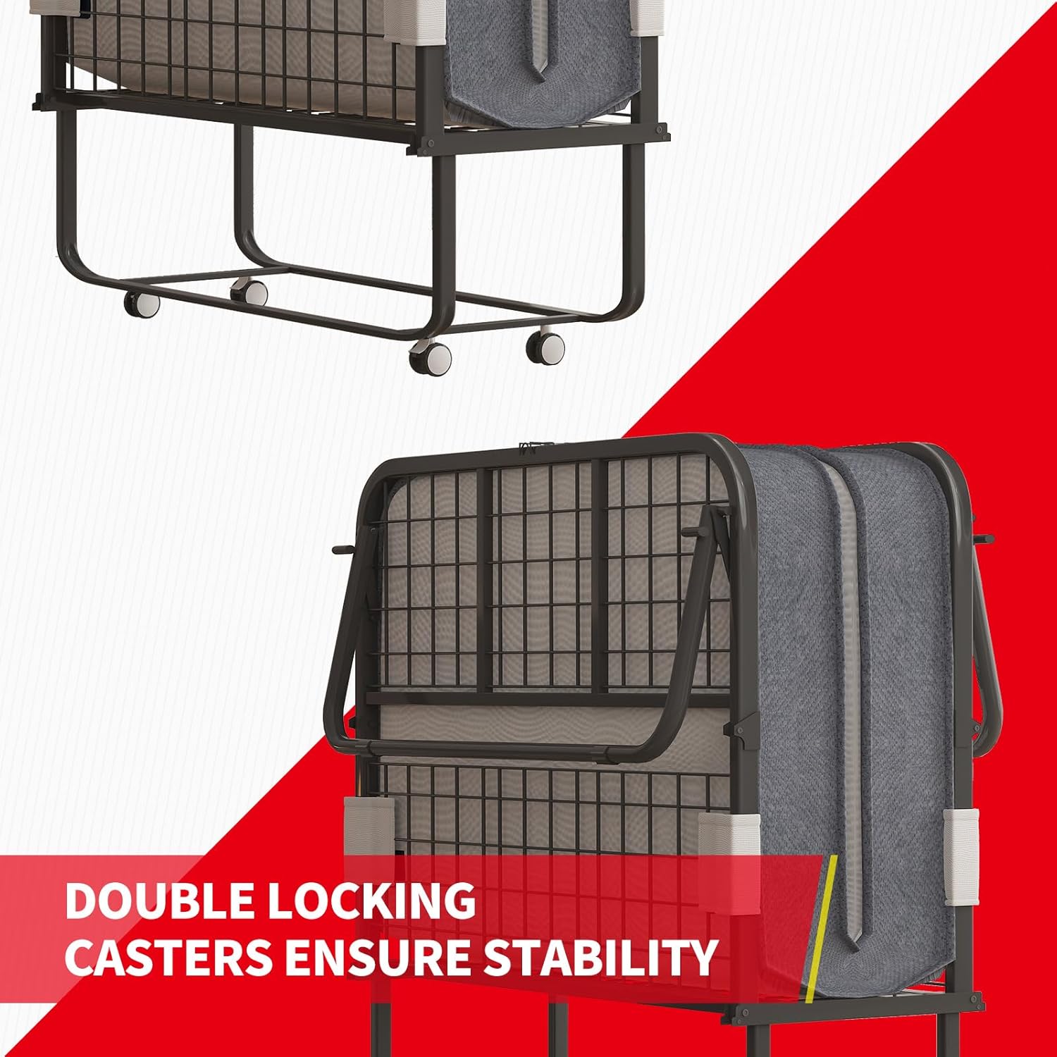 MUZZ Folding Bed with 4