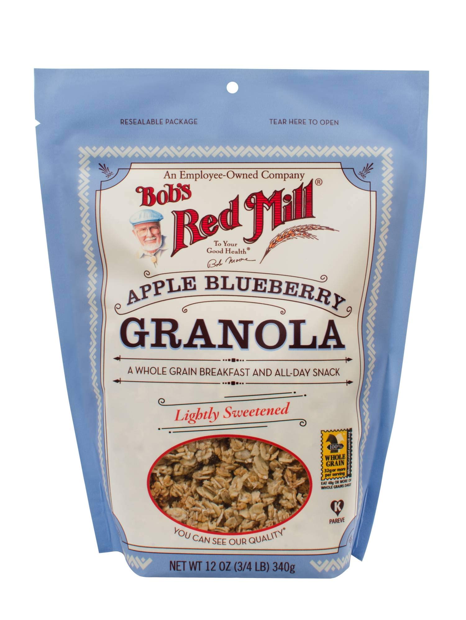 Bob's Red Mill Apple Blueberry Granola, 12-ounce (Package May Vary)