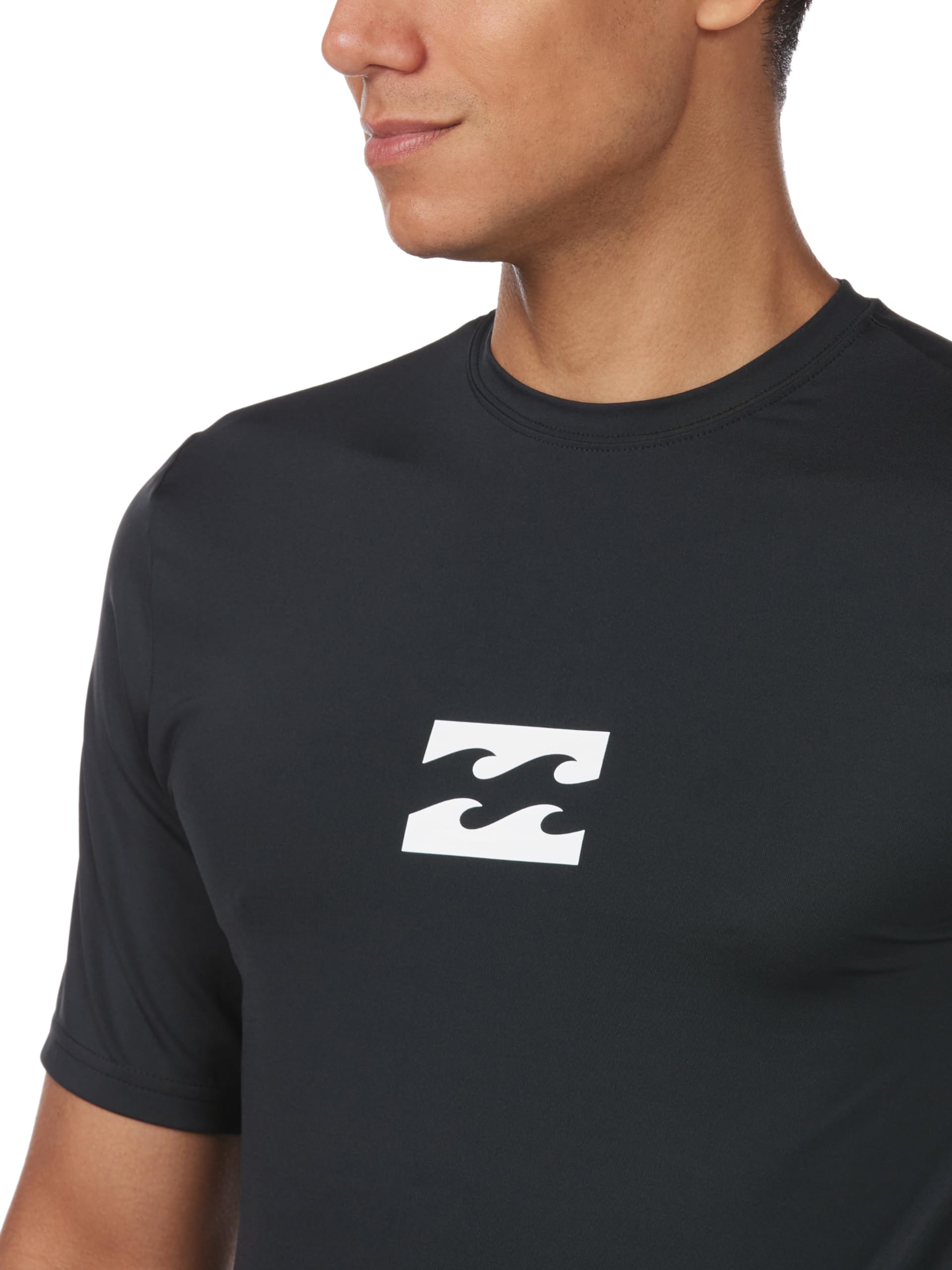 Billabong Classico Rashguard con Maniche Corte, vestibilità Comoda Maglietta Rash Guard Uomo