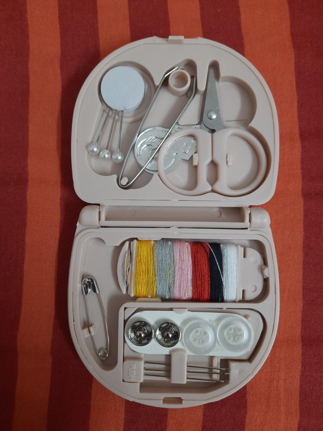 MeeTo Mini Travel Sew Kit Sewing Box Pocket Folding Kit Compact Mini Travel Sewing Kit Amazon