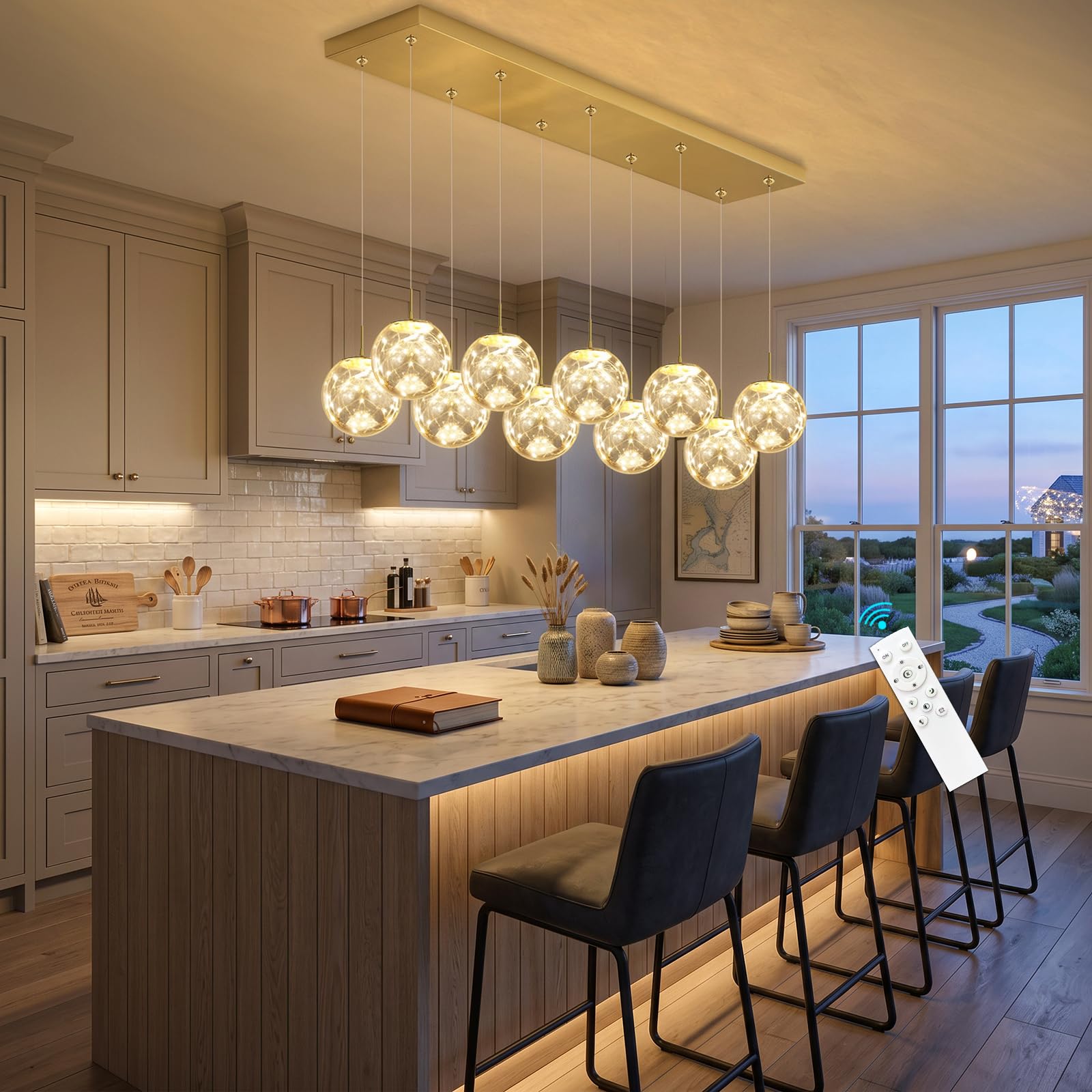 Photo 1 of YLKP 10-Light Globe Chandelier Pendant Light