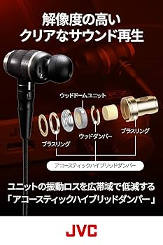 JVC HA-FX1100 木製ユニット イヤホン Amazon.co.jp: JVCケンウッド HA-FX1100 WOODシリーズ カナル型