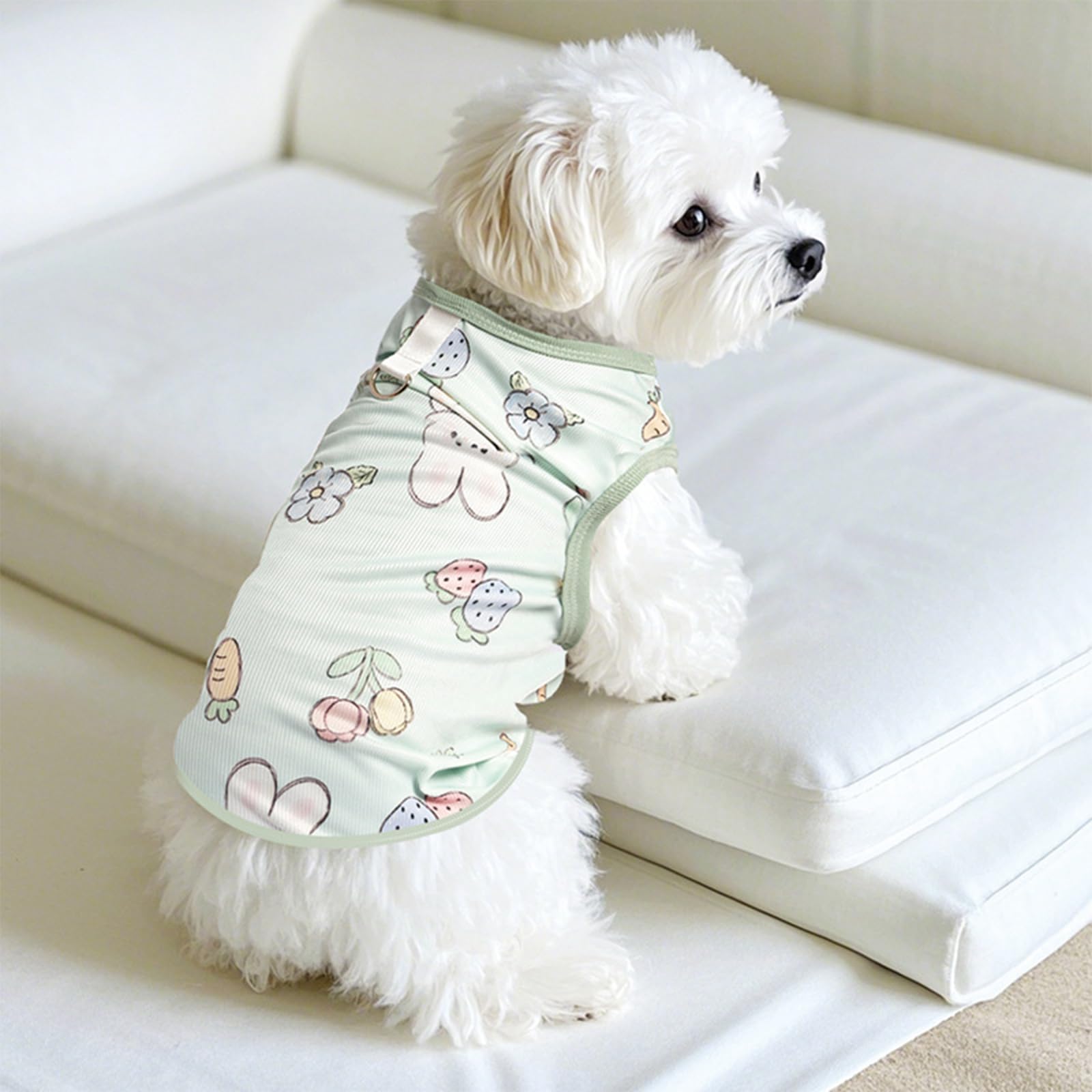 BSITSSS Cute Pattern Dog Cooling Vest, Breathable CoolingVestforDogs, Summer Sun Protection Dogs Cooling Vest with D-rings - Image 3