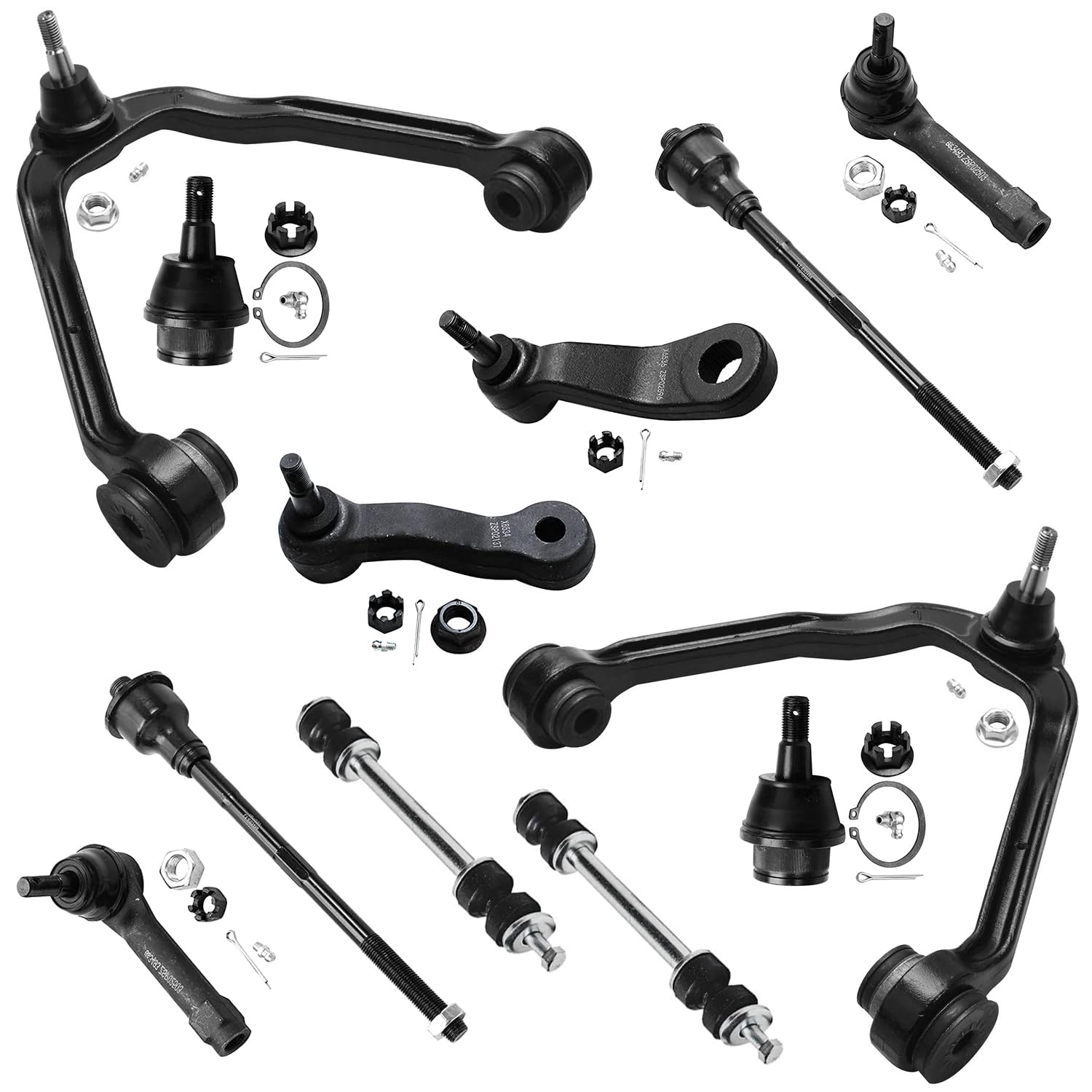 Detroit Axle - 12pc Front End Kit for 1999-2006 Chevrolet Silverado 1500