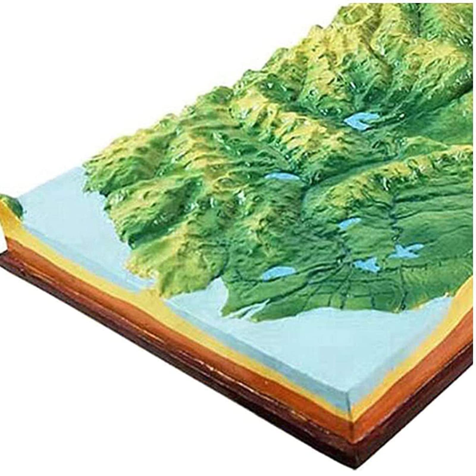 globo terráqueo, Modelo educativo de relieve geográfico: for la enseñanza geografía en secundaria y bachillerato