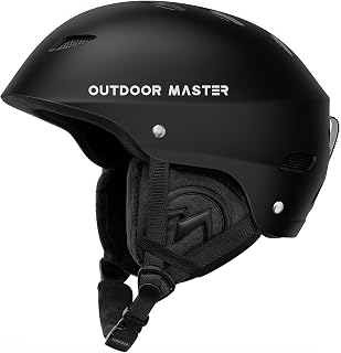 OutdoorMaster Kelvin Ski & Snowboard Helmet - Adjustable Fit, 22 Matte Colors, 14-Vent Ventilation for Men, Women & Youth