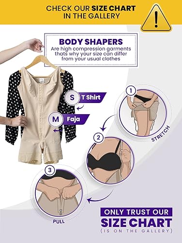 Miniatura 5 de M&D 0078 Slimming Firm Full Body Shaper for Women Fajas Colombianas para Mujer