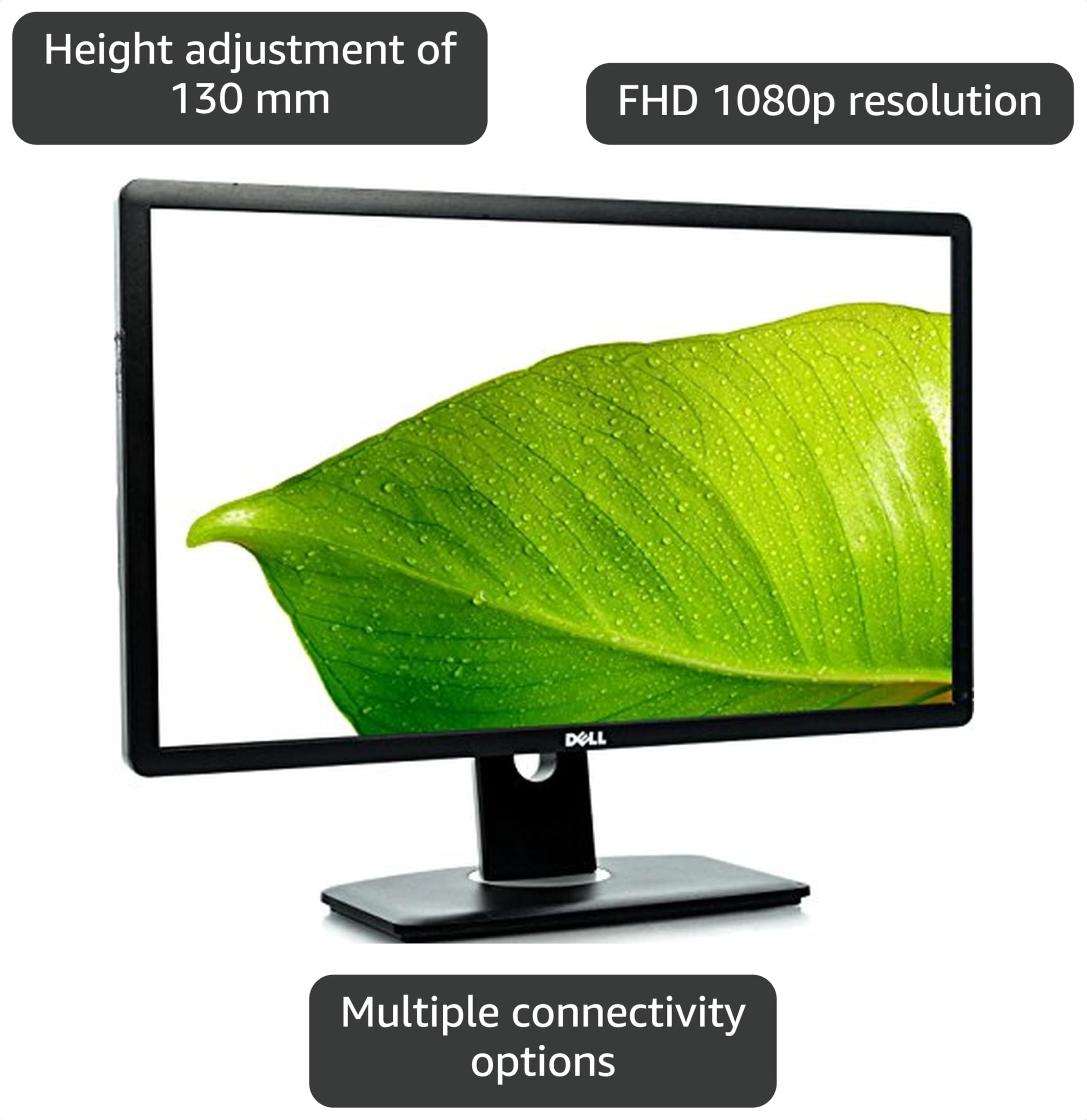 Amazon.com: Dell Monitor profesional P2412H de 24 pulgadas con