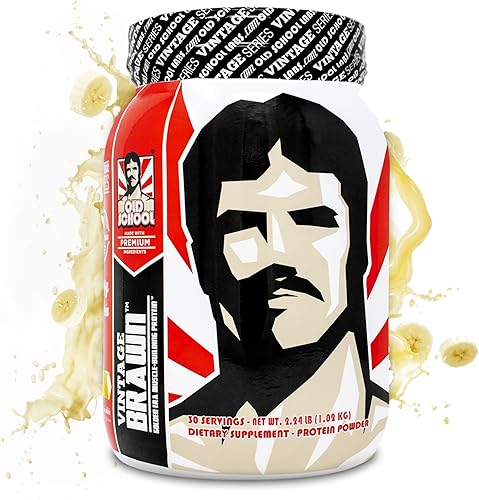 Miniatura 1 de Vintage Brawn - Proteína en polvo para construir músculos, el primer triple aislamiento de huevo, leche (suero de leche y caseína) y proteína de