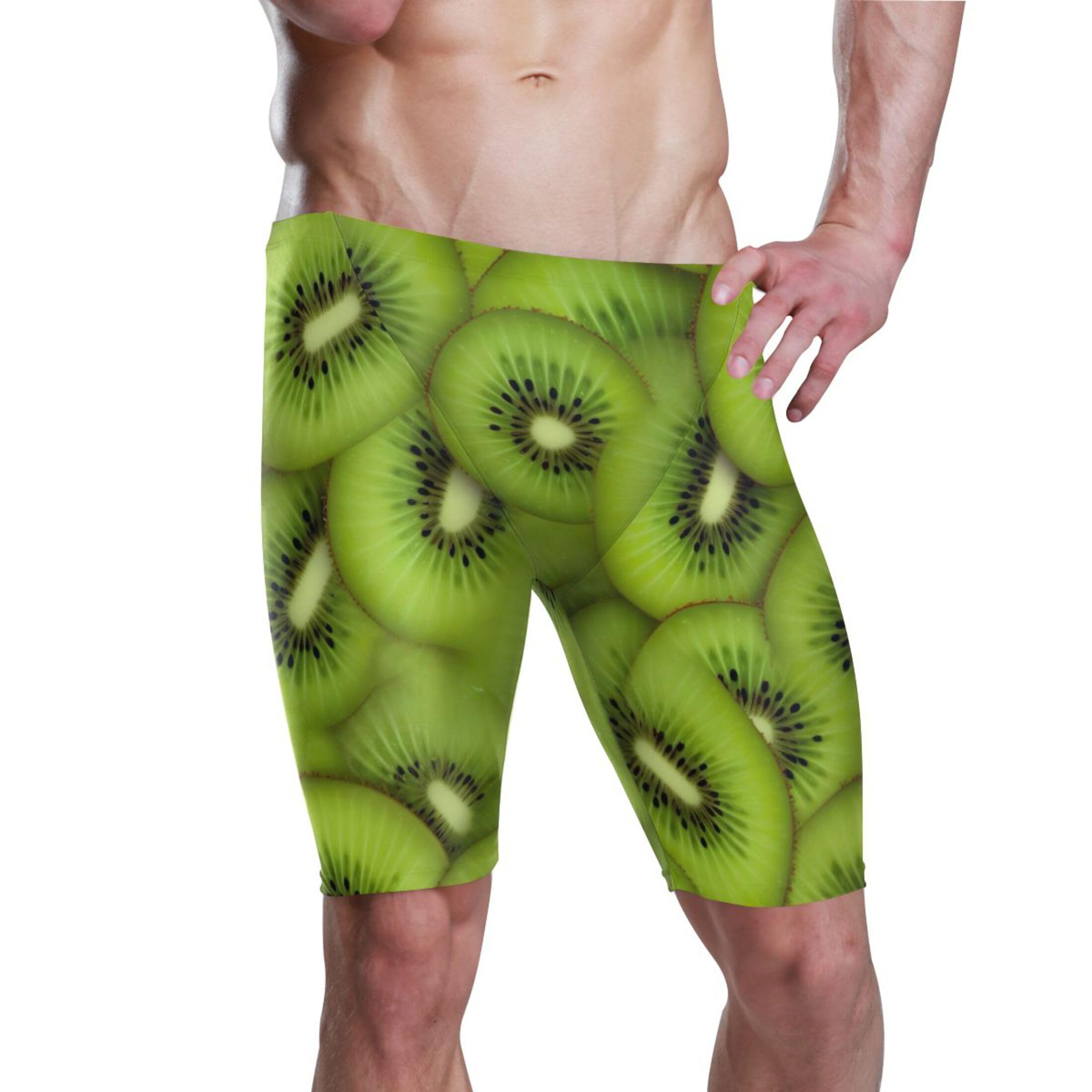 Kiwi Strange Fruit Men's Swim Jammers Racing & Training Swimsuit Fast, Flexible,Comfortable XXXL B0402191