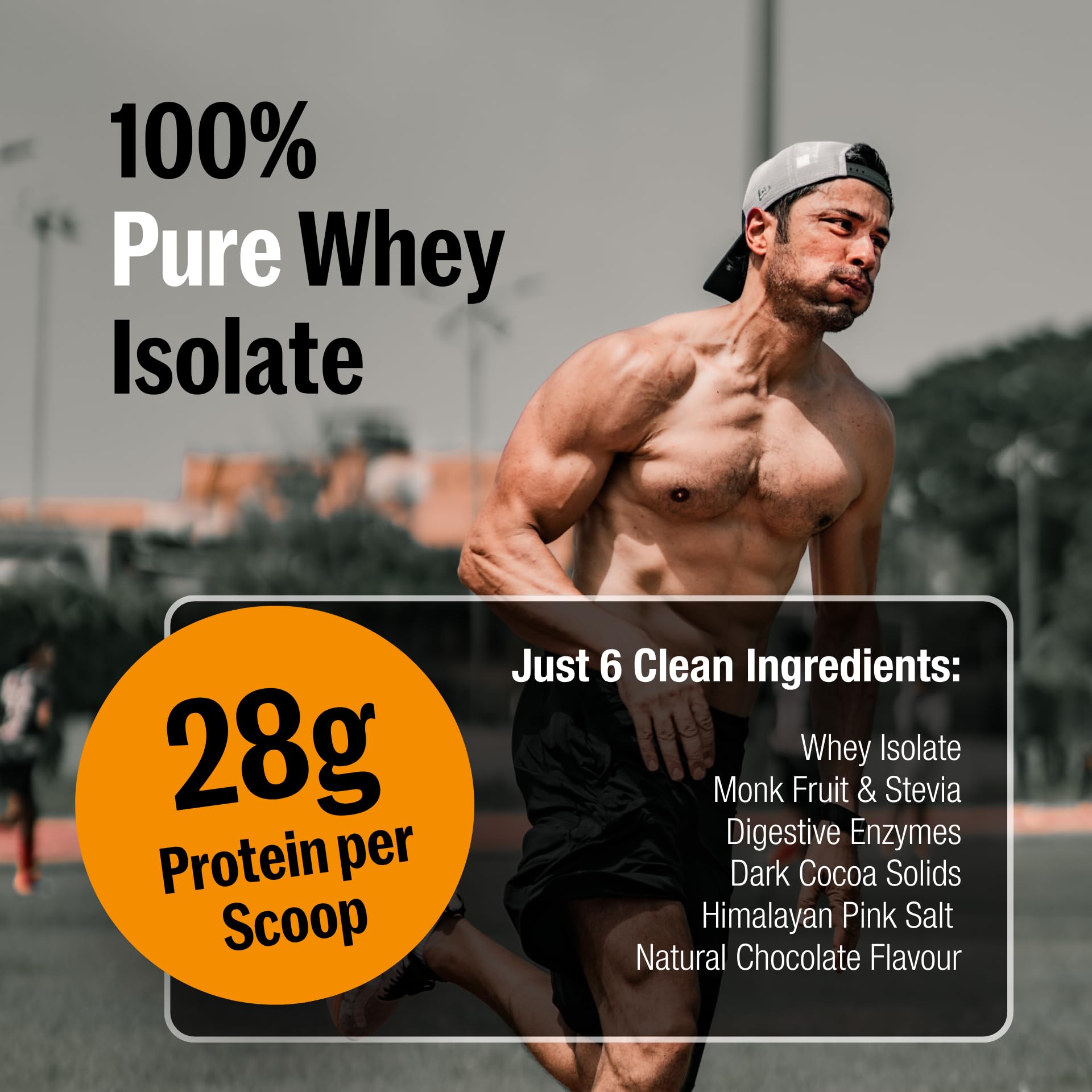 The Func. Lab Whey Protein Isolate - Dark Chocolate | 500g | Grass‑Fed, 28g Protein, 6.37g BCAA per Scoop | High Protein Supplement for Muscle Growth, Digestion and Absorption Support — Amazon image 8