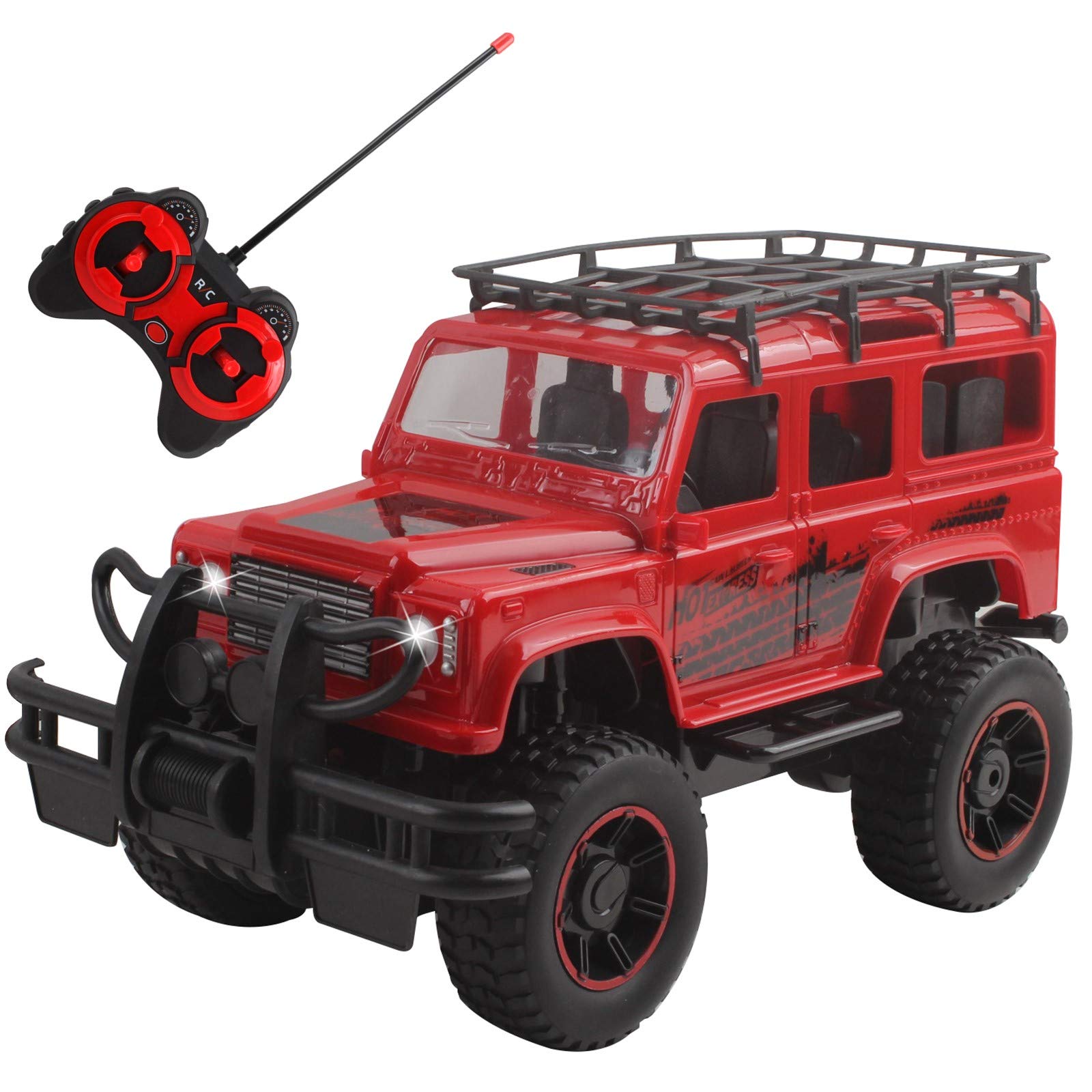 Buy Vokodo RC Truck 13 Inch Defender 112 Scale with Big OffRoad Tires