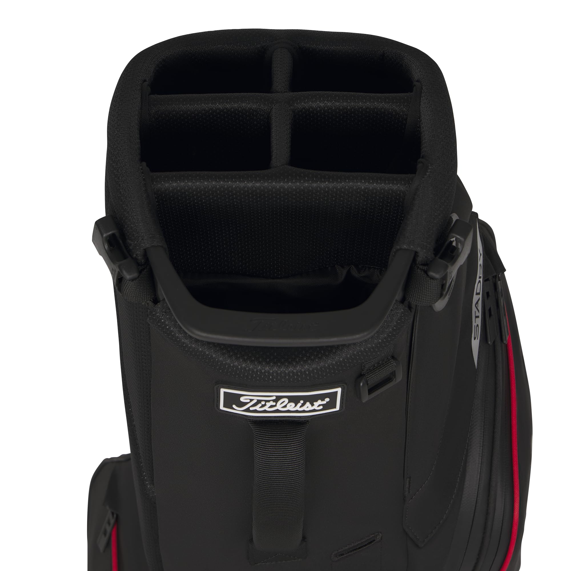 Amazon.com : Titleist Players S5 StaDry Stand Golf Bag, Black/Red