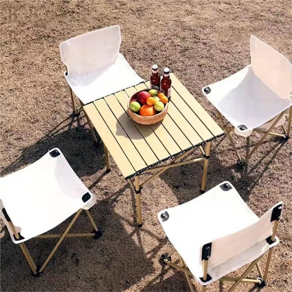 Outdoor-Klapptische und Stühle Set – tragbare Picknick- und Campingausrüstung, bequem und einfach zu transportieren für Outdoor-Aktivitäten