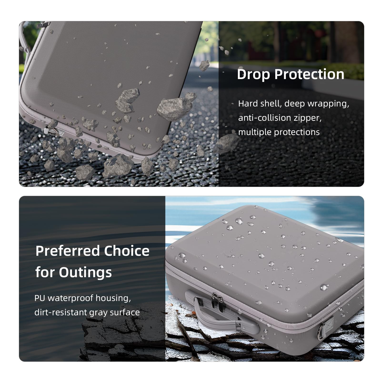 Custodia per DJI RS 4 Mini, Custodia portatile impermeabile per DJI RS 4 Mini Creator Combo con cintura per la spalla